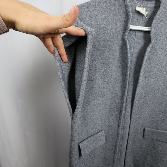 Anthropologie Gray Open-Front Cardigan - Picture 7 of 9